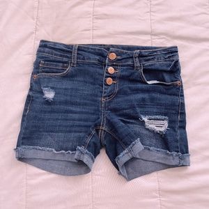 denim jean shorts
